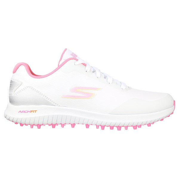 Skechers Go Golf Max 2 Ladies Golf Shoes - White/Pink