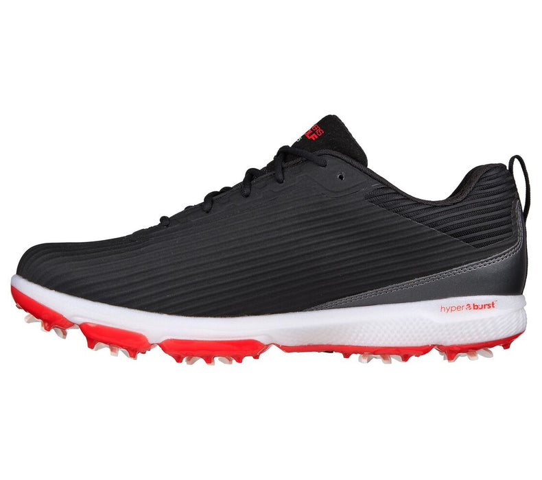 Skechers Go Golf Pro 5 Hyper Golf Shoes - Black/Grey/Red