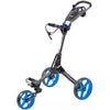 Skymax Cube 3-Wheel Push Golf Trolley - Charcoal/Blue