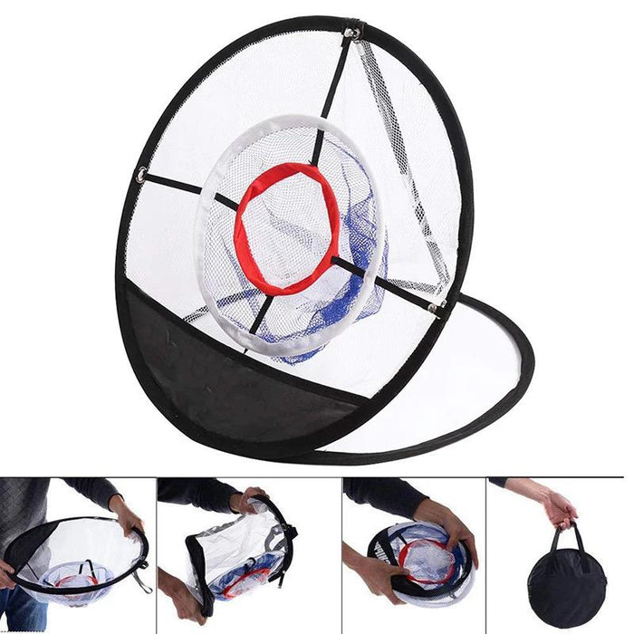 Multi Use Golf Practice Chipping Net - Black