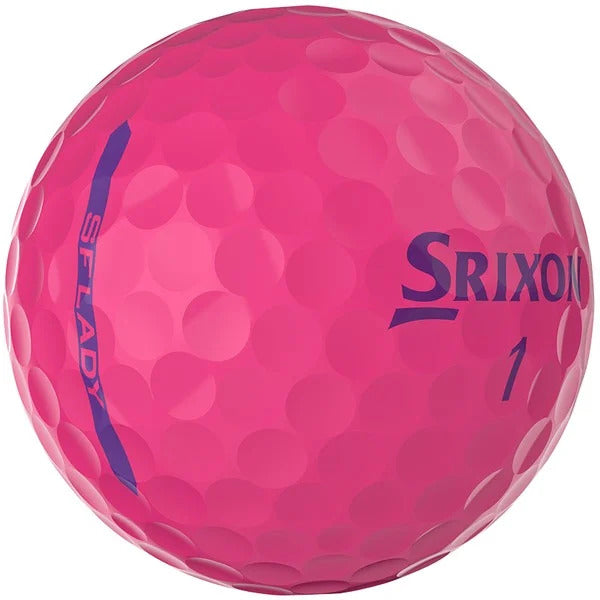 Srixon 2023 Soft Feel Lady Golf Balls - Pink