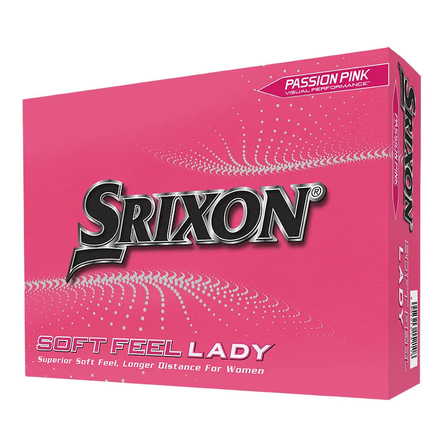 Srixon 2023 Soft Feel Lady Golf Balls - Pink