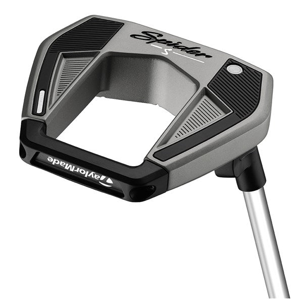 Taylormade Spider S L Neck Golf Putter - Platinum/White