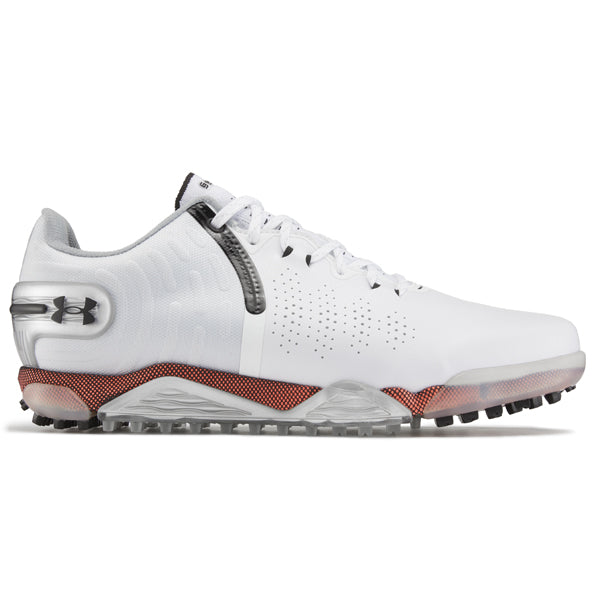 Under Armour Spieth 5 Spikeless Golf Shoes - White/Silver/Black