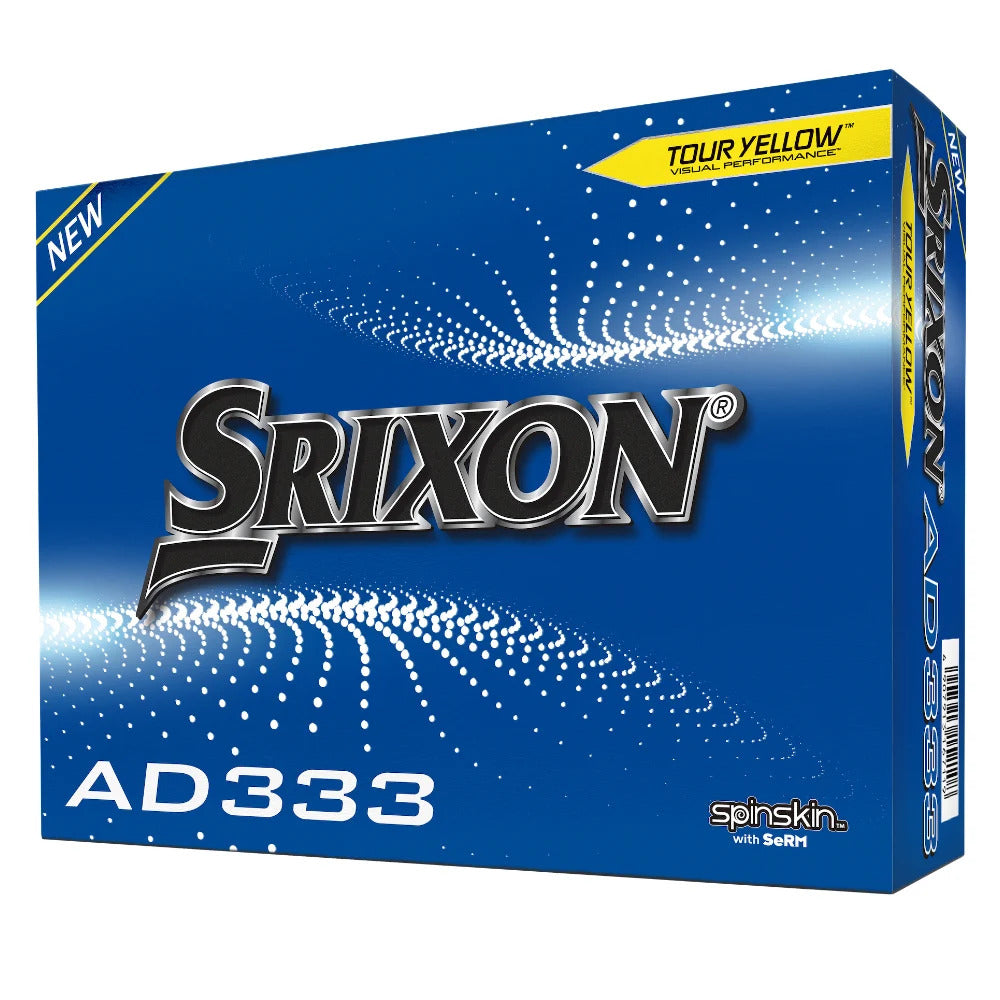 Srixon 2023 Ad333 Golf Balls - Yellow