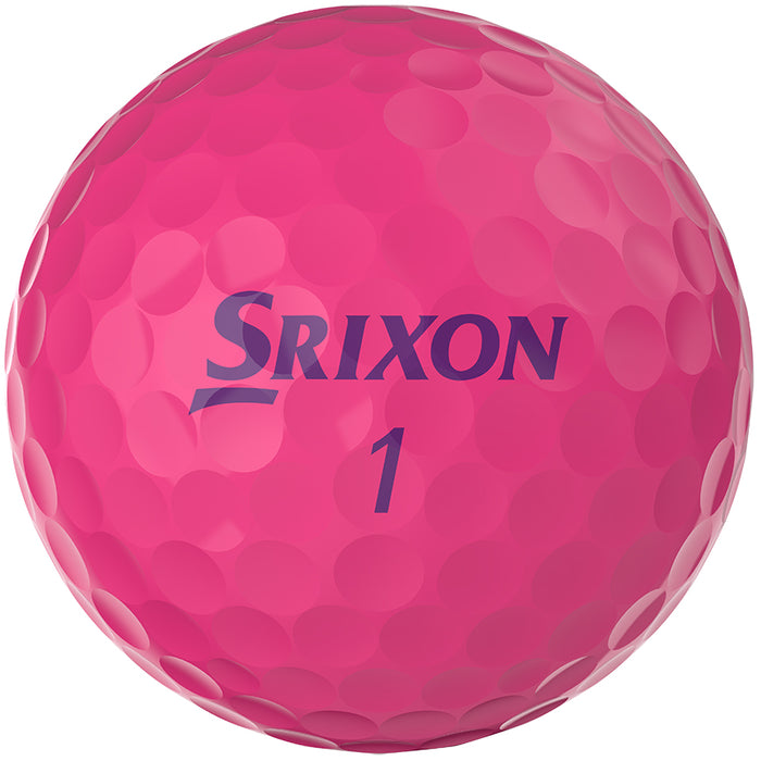 Srixon 2023 Soft Feel Lady Golf Balls - Pink