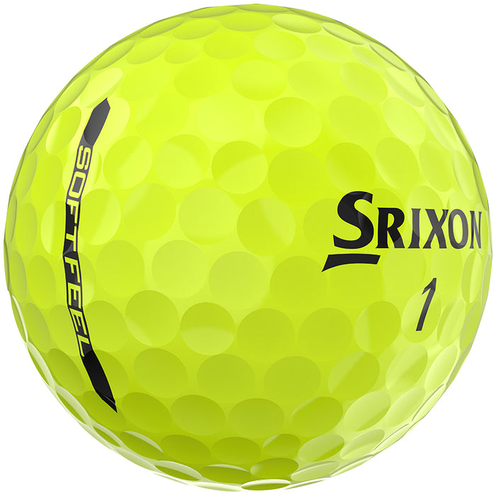 Srixon 2023 Soft Feel Golf Balls - Yellow