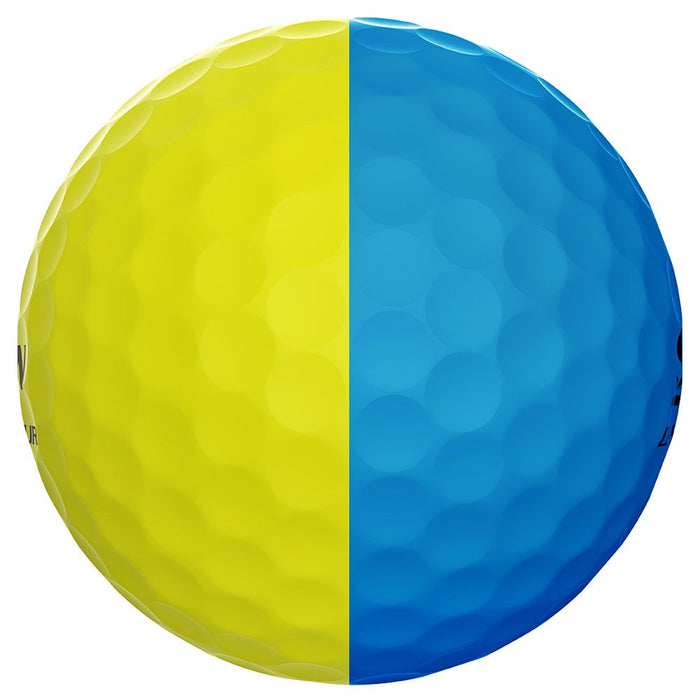 Srixon Q Star Divide Golf Balls - Blue/Yellow