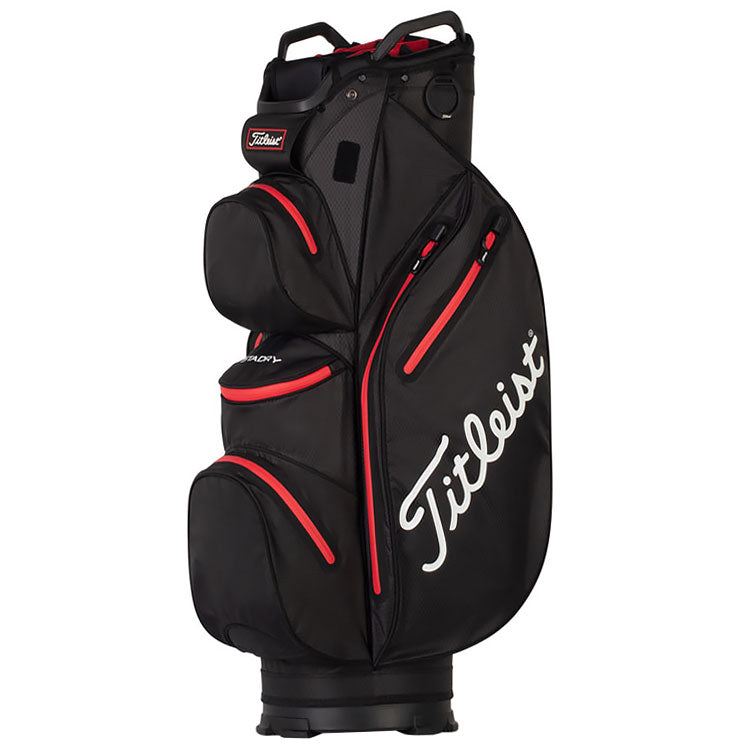 Titleist Stadry 14 Golf Cart Bag - Black/Red