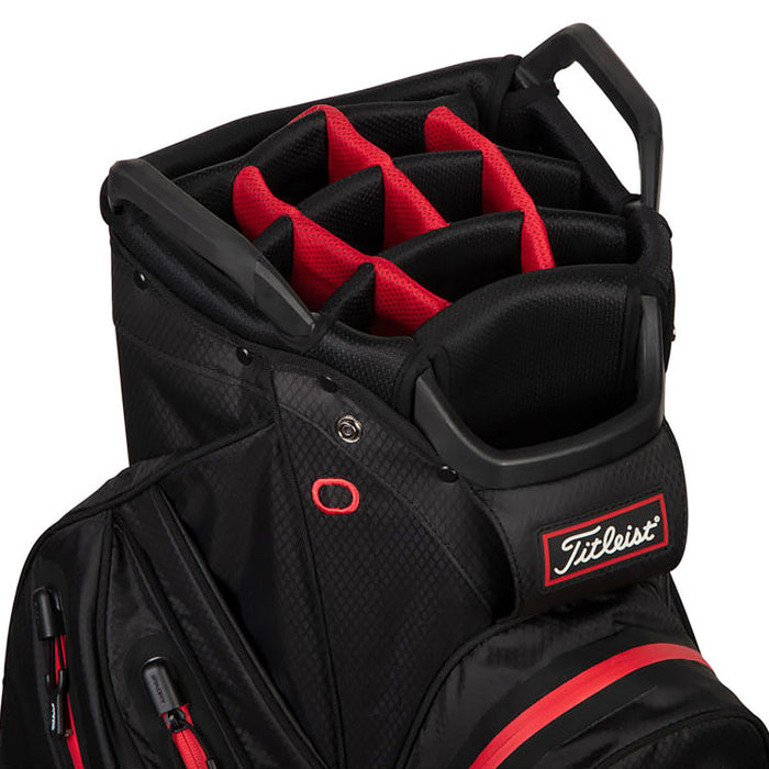 Titleist Stadry 14 Golf Cart Bag - Black/Red