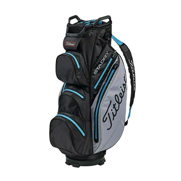 Titleist Stadry '19 Golf Stand Bag - Black/Sleet/Blue