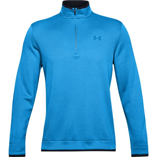 Under Armour Storm Sweater Fleece 1/2 Zip Golf Top - Electric Blue