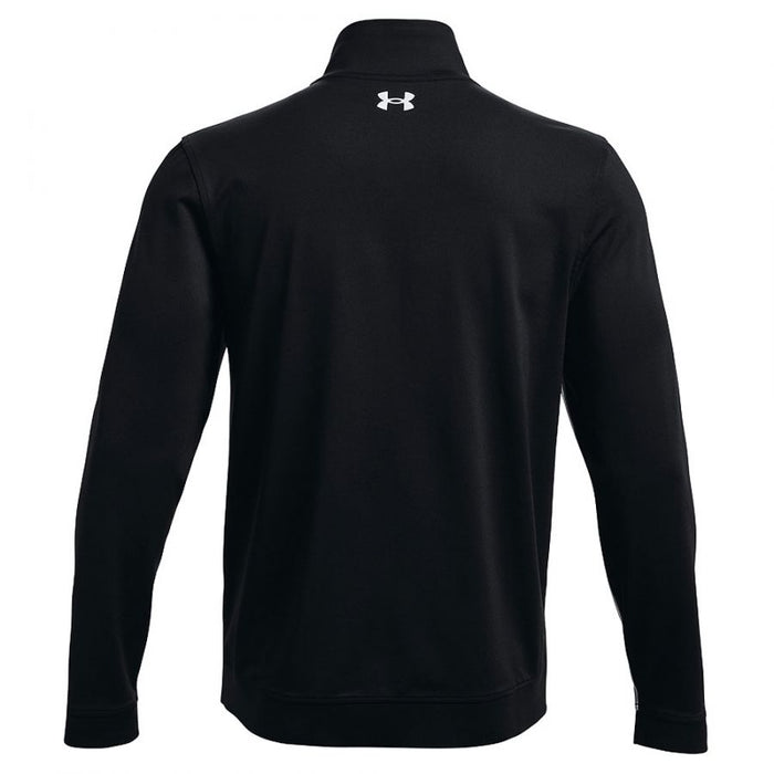 Under Armour Storm Midlayer 1/2 Zip Golf Pullover - Black/White/Grey