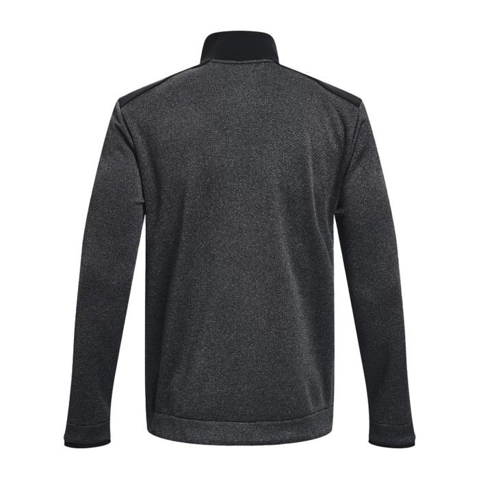 Under Armour Storm Sweater Fleece Half-Zip Golf Sweater - Black/White