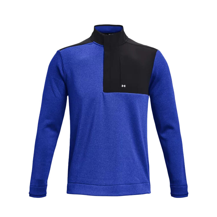 Under Armour Storm Sweater Fleece Half-Zip Golf Sweater - Versa Blue