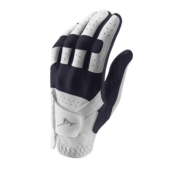 Mizuno Stretch Golf Glove - White/Navy