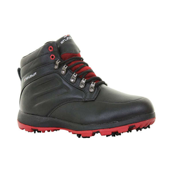 Stuburt Terrain Winter Golf Boots - Black/Burgundy