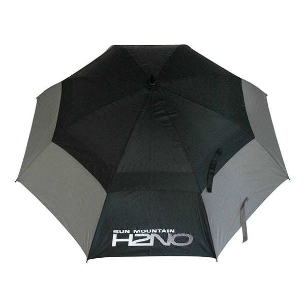 Sunmountain H2NO 68" Double Canopy Golf Umbrella - Grey/Black