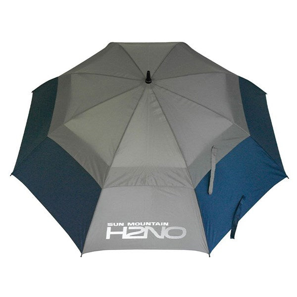 Sunmountain H2NO 68" Double Canopy Golf Umbrella - Navy/Grey