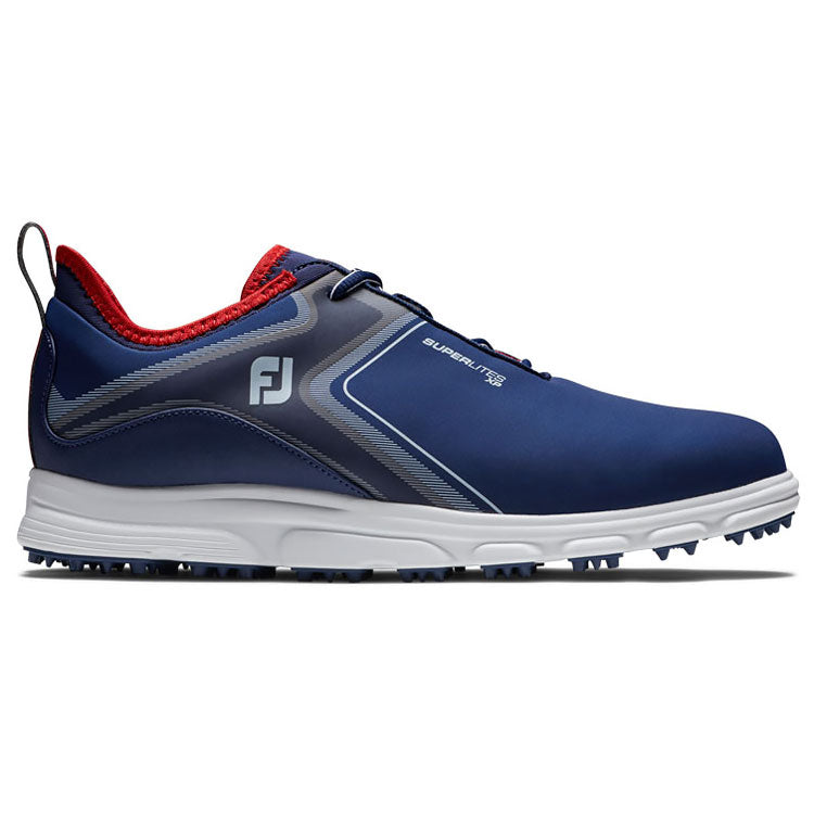 Footjoy Superlites XP Golf Shoes - Navy/White/Red