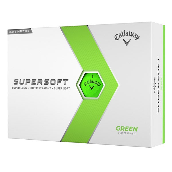 Callaway 2023 Supersoft Golf Balls - Green