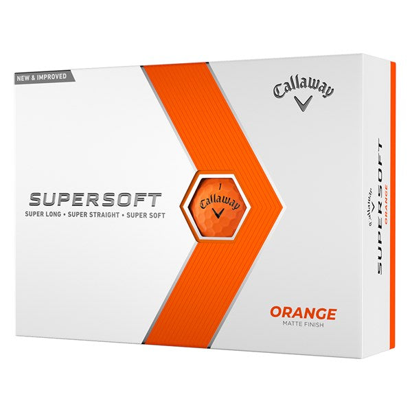 Callaway 2023 Supersoft Golf Balls - Orange