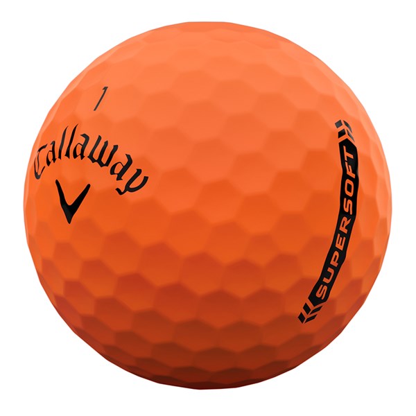 Callaway 2023 Supersoft Golf Balls - Orange