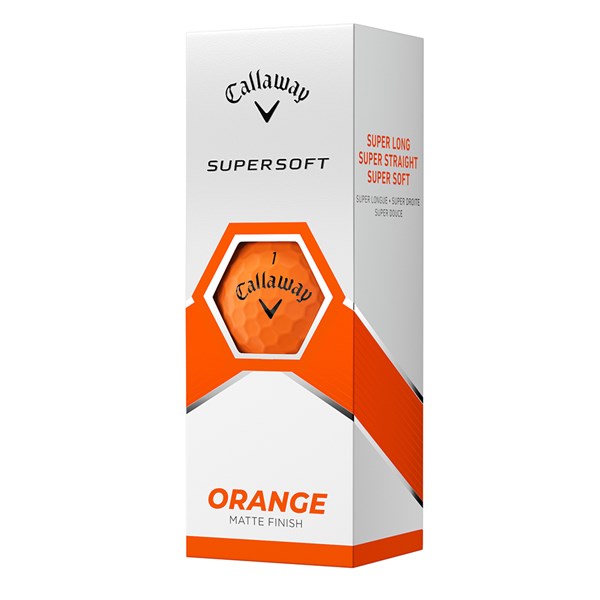 Callaway 2023 Supersoft Golf Balls - Orange