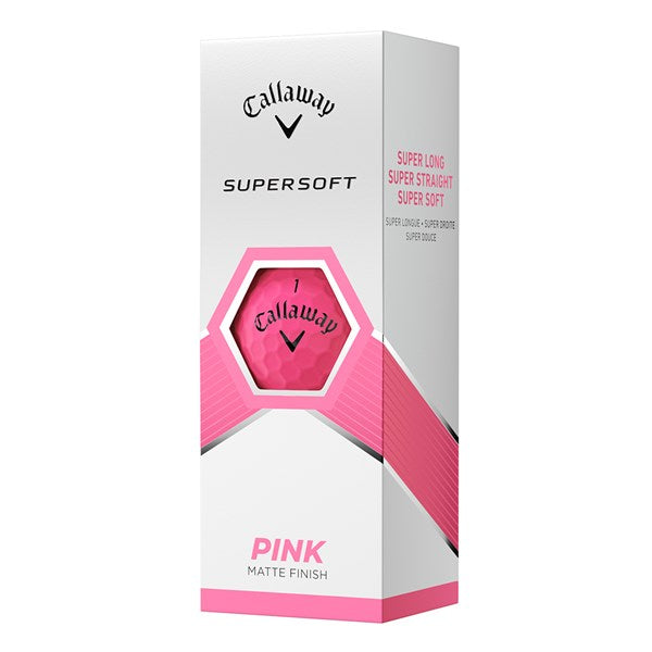 Callaway 2023 Supersoft Golf Balls - Pink