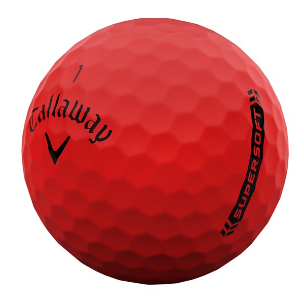 Callaway 2023 Supersoft Golf Balls - Red