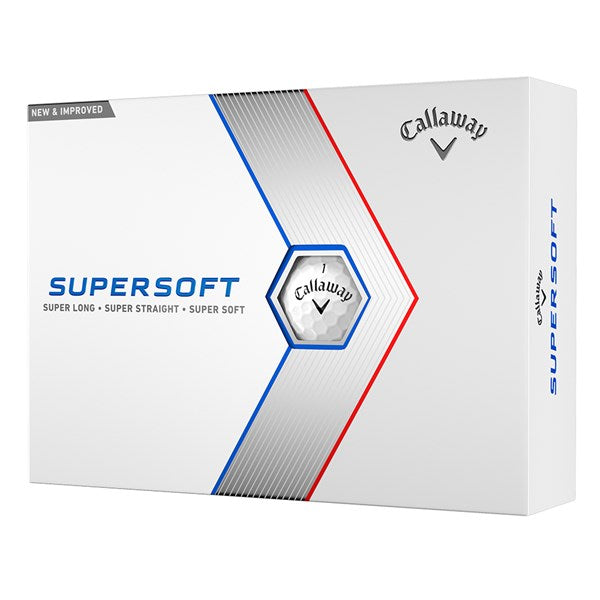 Callaway 2023 Supersoft Golf Balls - White