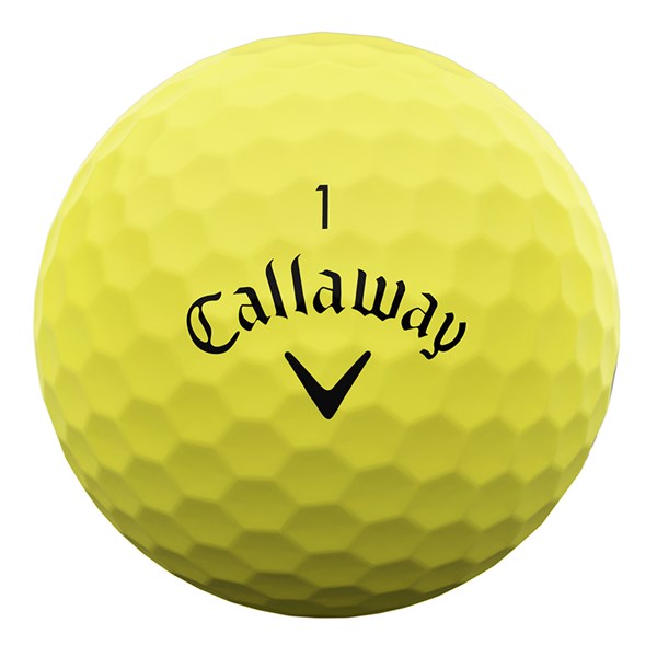 Callaway 2023 Supersoft Golf Balls - Yellow