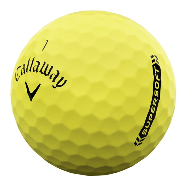 Callaway 2023 Supersoft Golf Balls - Yellow