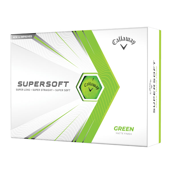 Callaway Supersoft 2021 Golf Balls - Matte Green