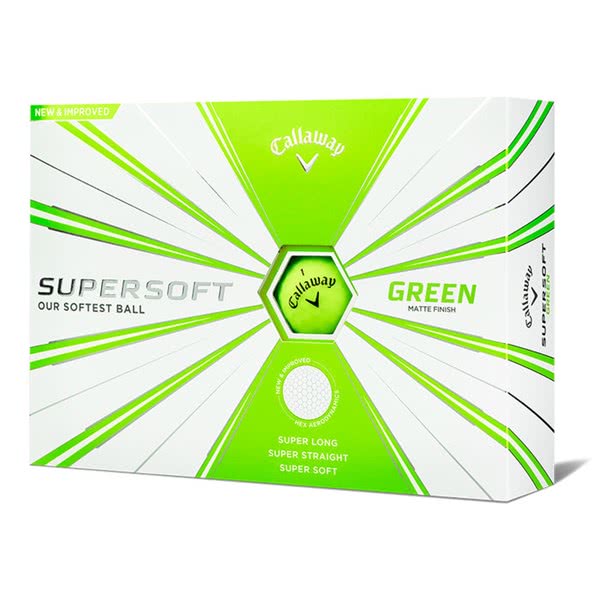 Callaway Supersoft Golf Balls - Green