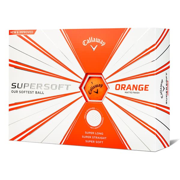 Callaway Supersoft Golf Balls - Orange