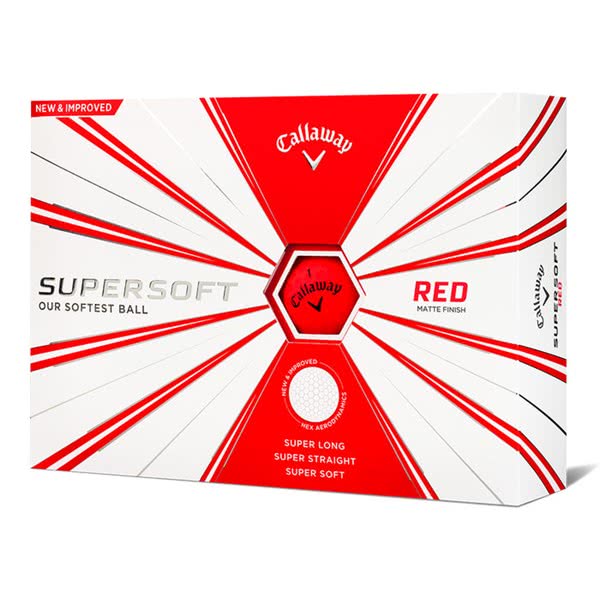 Callaway Supersoft Golf Balls - Red