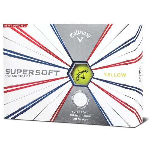 Callaway Supersoft Golf Balls - Yellow