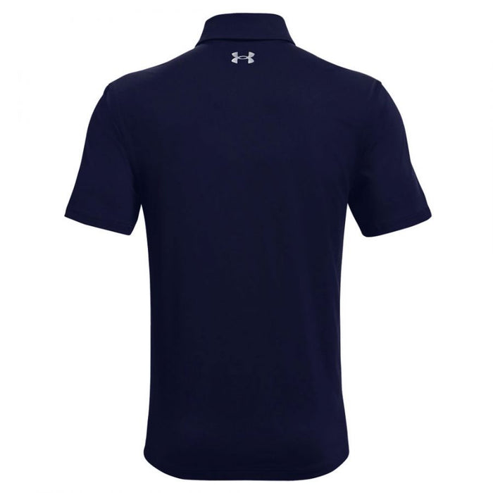 Under Armour T2G Mens Golf Polo Shirt - Navy/Grey