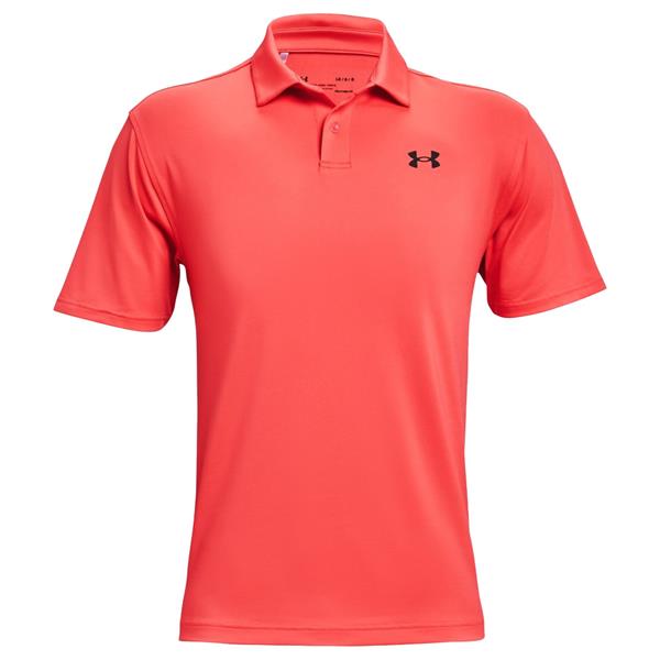 Under Armour T2G Mens Golf Polo Shirt - Red/Black