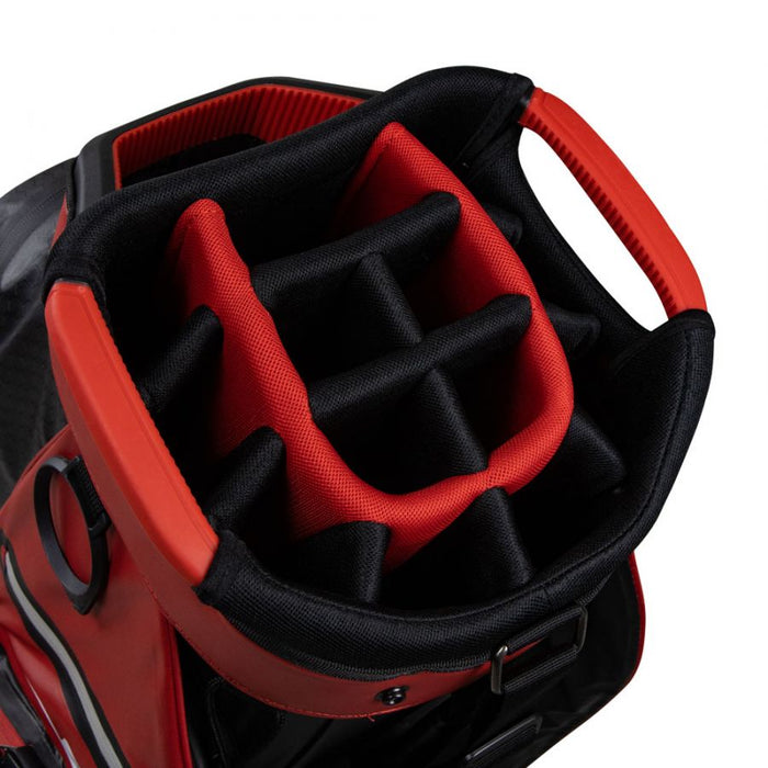 Taylormade 2022 StormDry Waterproof Golf Cart Bag - Red/Black