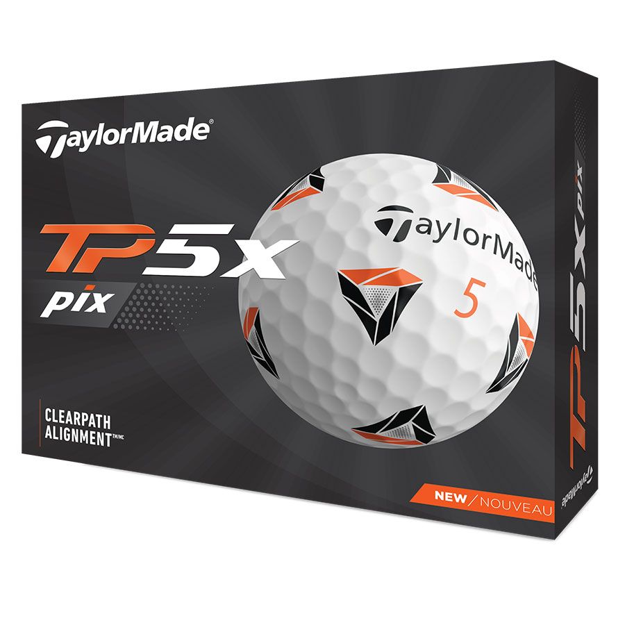 Taylormade TP5x PIX Golf Balls - White