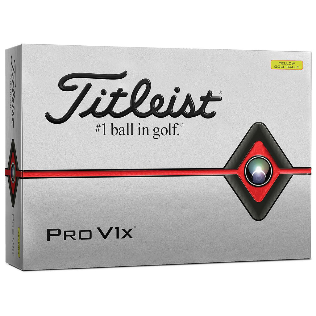Titleist Pro V1X 2019 Golf Balls - Yellow