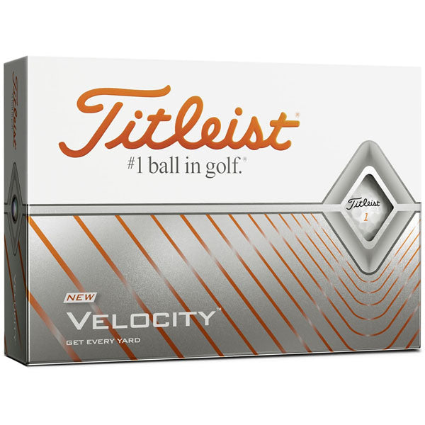 Titleist Velocity Golf Balls Front