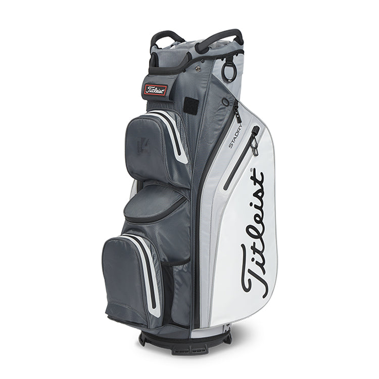 Titleist 2023 Cart 14 Stadry Golf Cart Bag - Charcoal/Grey/White