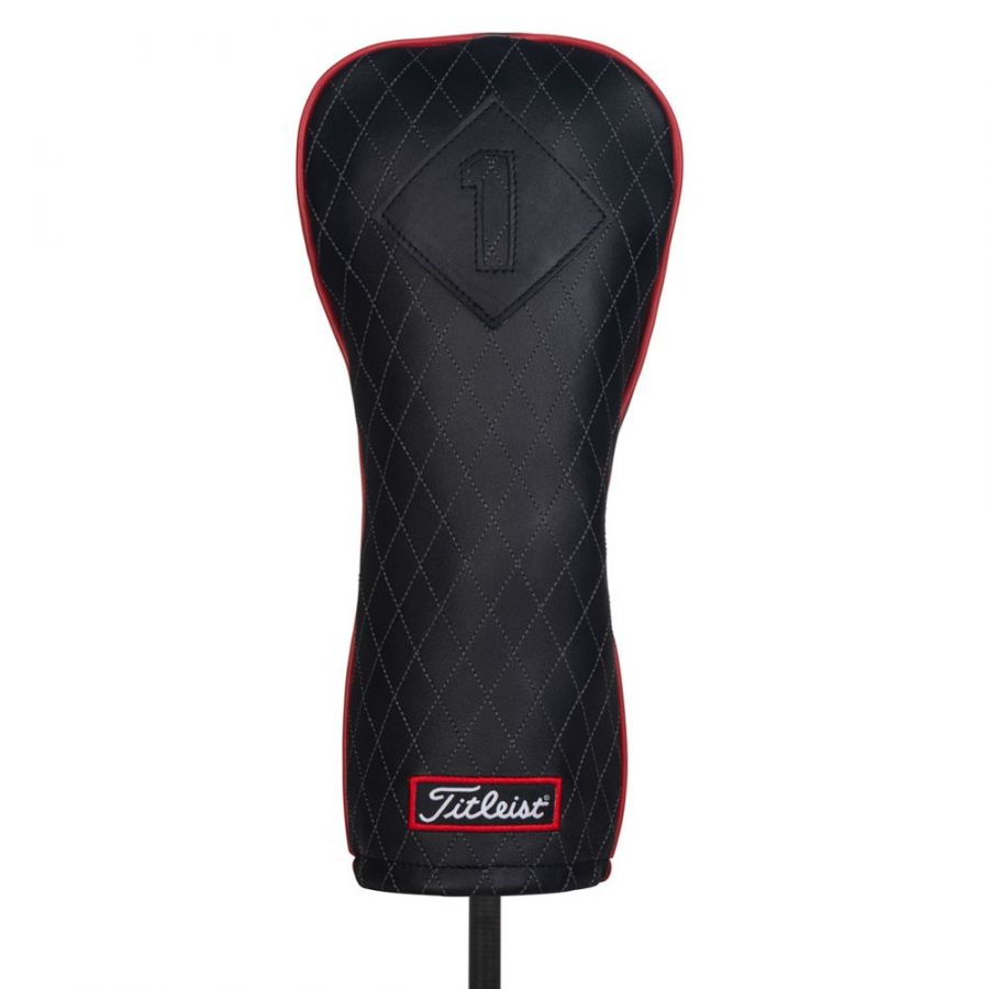 Titleist Jet Black Leather Golf Driver Headcover