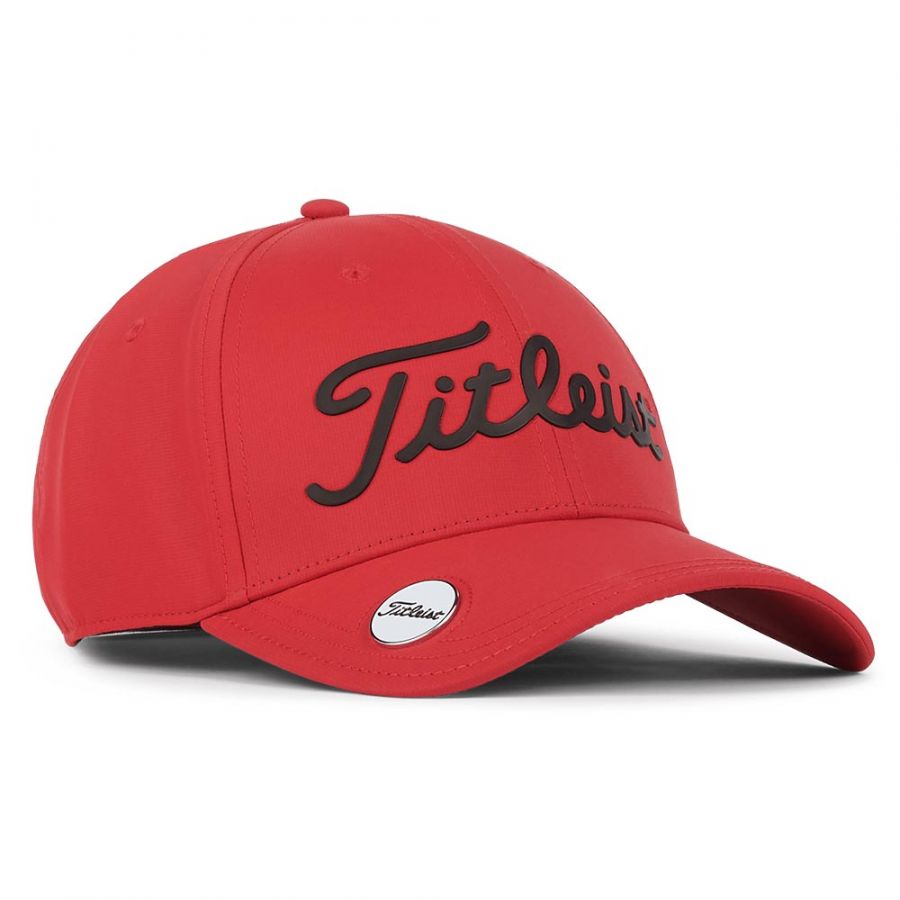 Titleist Players Performance Ball Marker Golf Cap - Red/Black