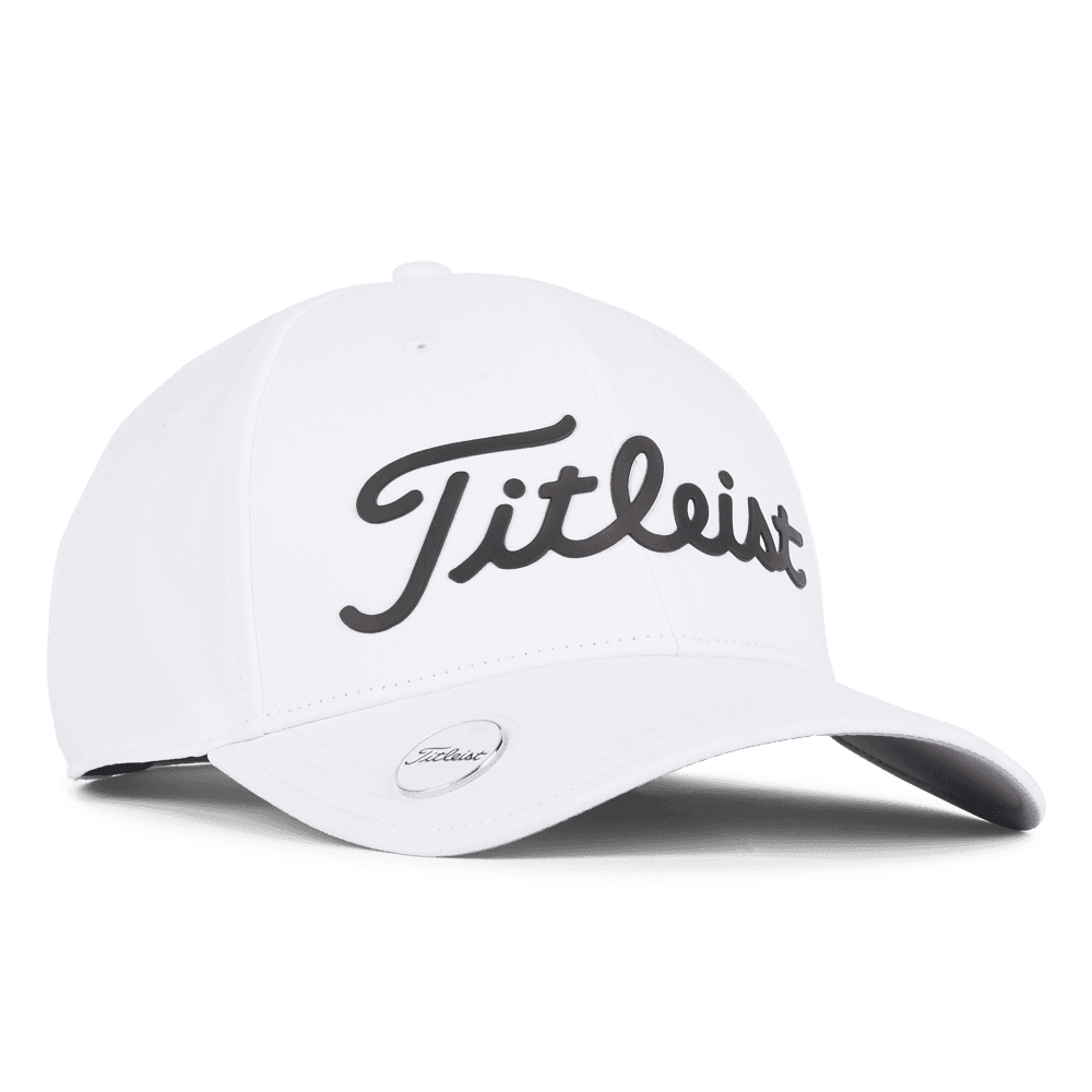 Titleist Junior Players Performance Ball Marker Golf Cap - White/Black