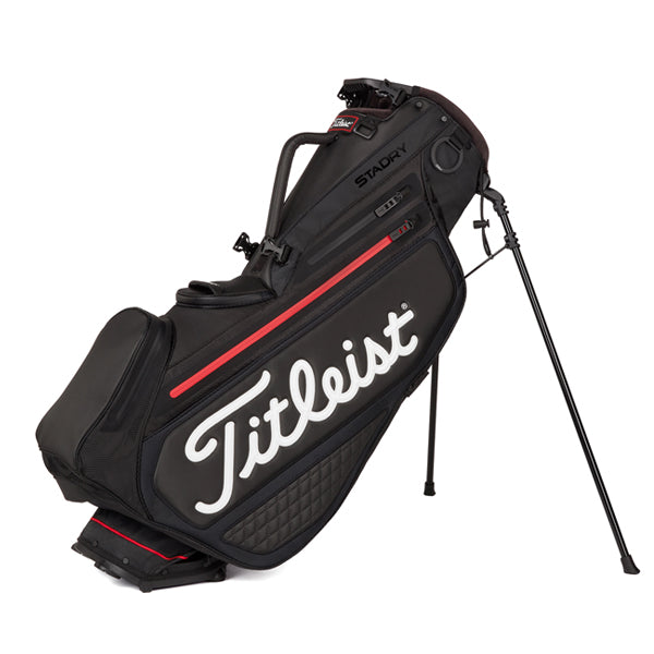 Titleist Jet Black Staff Stadry Golf Stand Bag