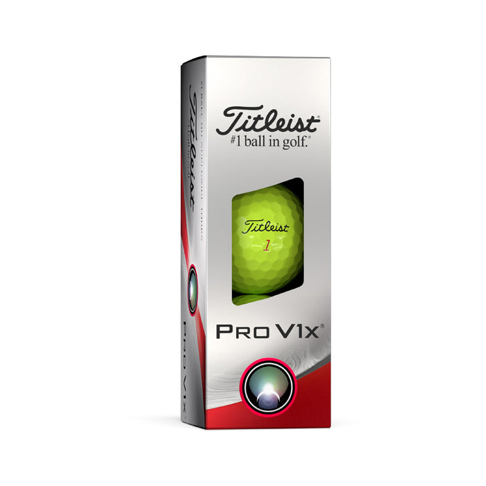 Titleist Pro V1X 2023 Golf Balls - Yellow